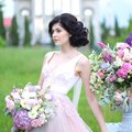 Свадебный вечерний макияж прическа Винница